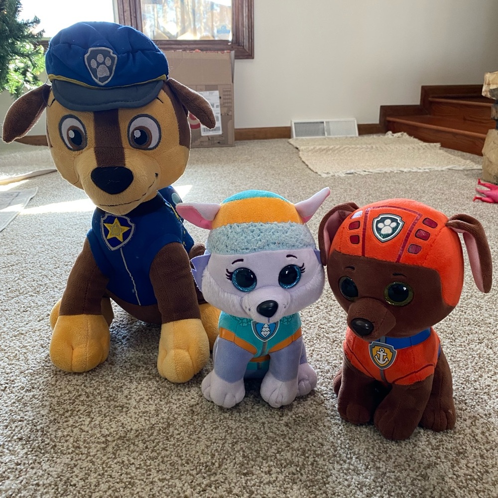 Paw Patrol stuffed animals